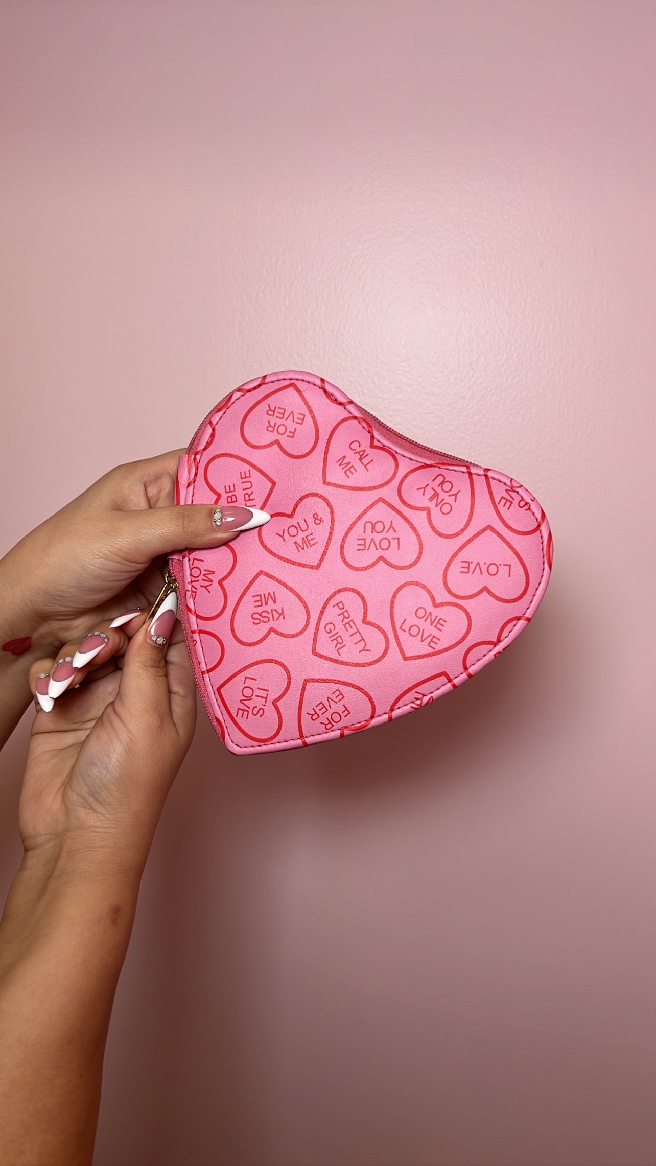 Pink V-Day tweezer Pouch