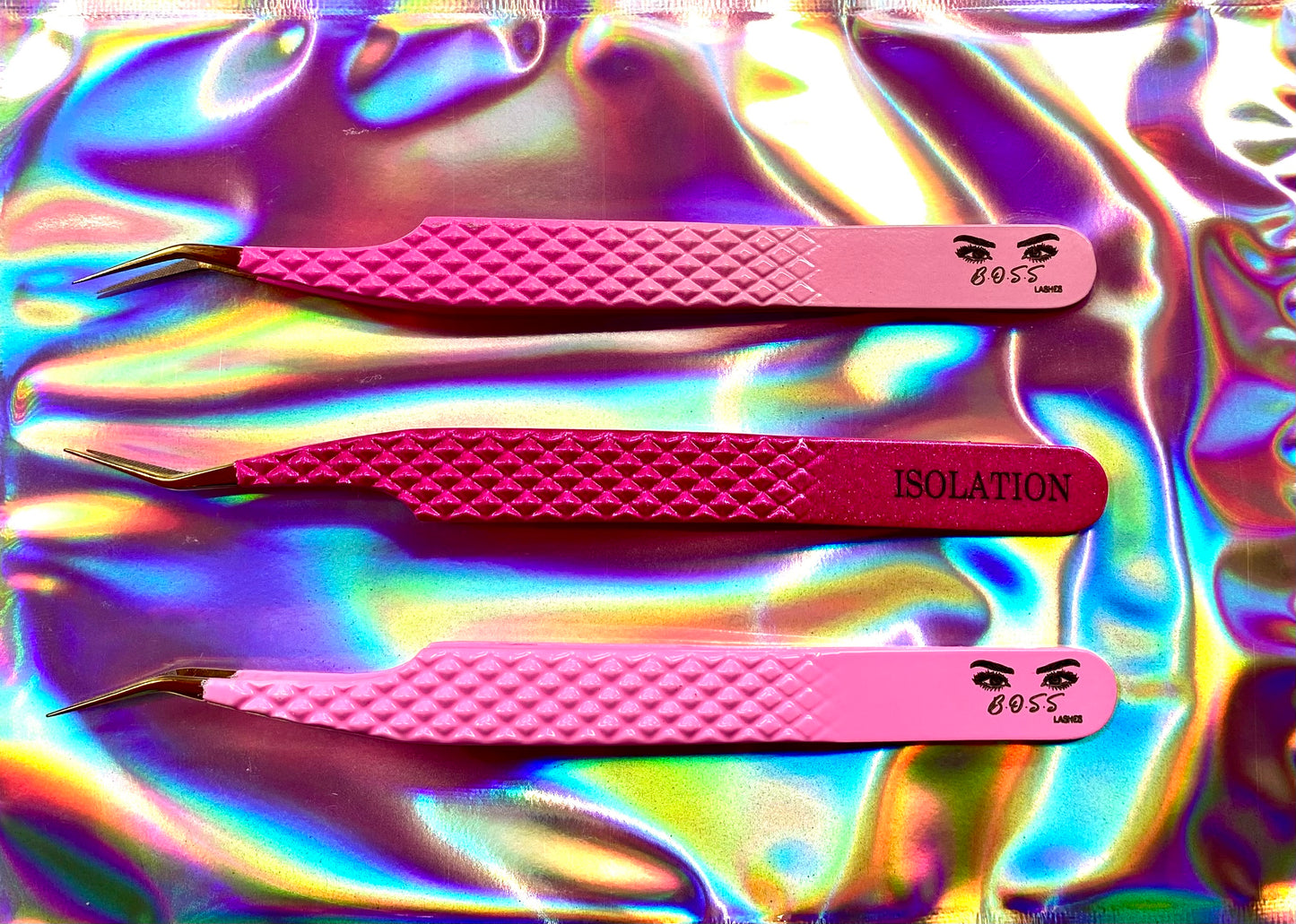 Pink B.O.S.S. Tweezers