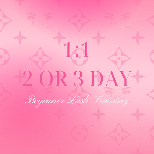 1:1 Beginner Lash Training