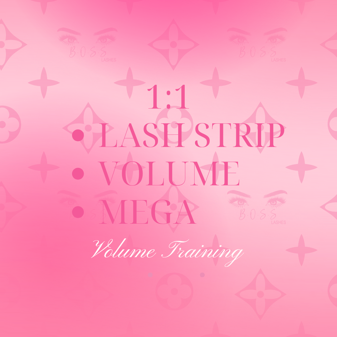 1:1 Lash Strip/Volume/Mega Volume Training