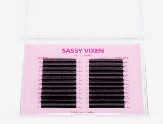 Sassy Vixen - L Curl Lashes Mix Tray