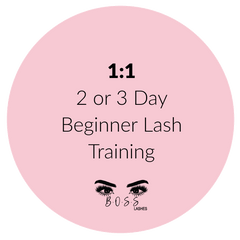 1:1 Beginner Lash Training